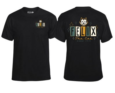 Felix the Cat Diner Stars Tee - Chicano Spot